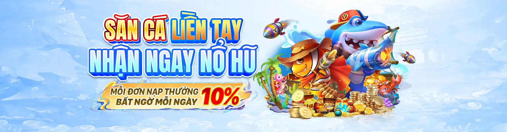 Hình ảnh game nổ hũ với biểu tượng tiền vàng và may mắn